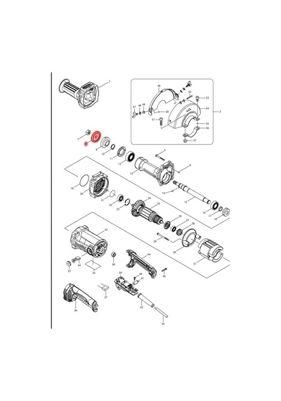 Makita GS6000 Kitleme Somunu Ürün Kodu 224583-8