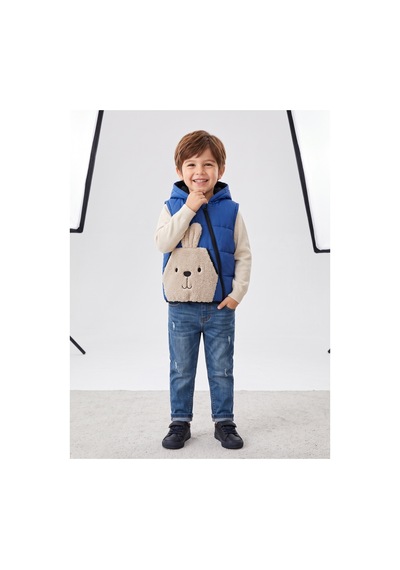 Deniva Kids Unisex Çocuk Kapüşonlu Peluş Tavşan Cepli Şişme Yelek İçi Astarlı Fermuarlı Mavi Yelek Saks Mavi Deniva Kids Unisex Çocuk Kapüşonlu Peluş Tavşan Cepli Şişme Yelek İçi Astarlı Fermuarlı Mavi Yelek Saks Mavi