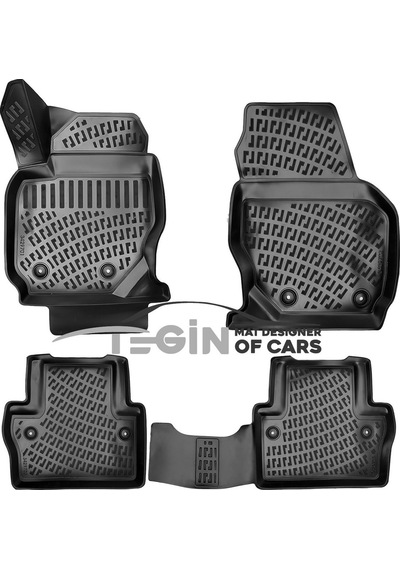 Volvo Xc-70 2007-2016 1.4/1.6 Turbo Siyah 3d Havuzlu Paspas