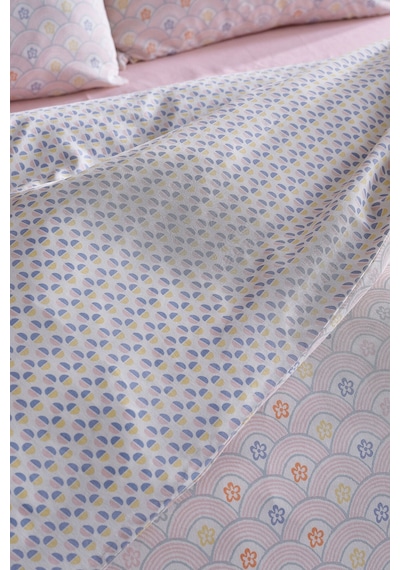 Doqu Home Rosabelle Easy Cotton Nevresim Takımı Çift Marlen Beyaz