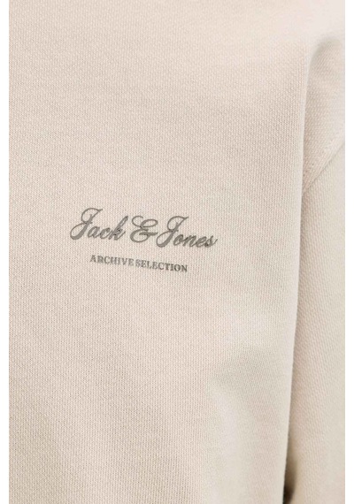 Jack & Jones Jjearchıve Graphıc Sweat Bej Erkek Sweatshirt 000000000102690863