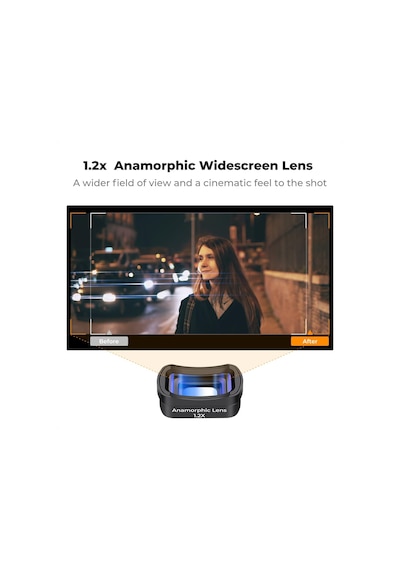Djı Osmo Pocket 3, 10x Makro Lens +1.2x Anamorfik Lens+112 Geniş Açılı Lens +nd8 + Nd32+ Nd128 İçin 6'lı Paket Filtre, Optik Cam Manyetik Alaşım Çerçeve Diğer