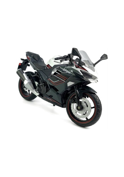 Hobbiez Lisanslı Kawasaki Ninja Model Diecast 1/12 Ölçek Metal Motosiklet Araç