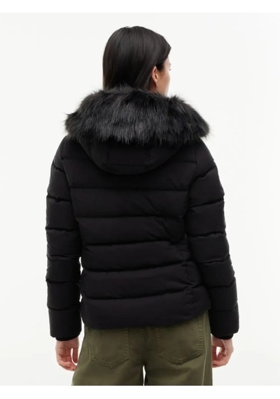 Tommy Hilfiger Kadın Marka Logolu Günlük Kullanıma Uygun Siyah Mont Dw0dw23409 Bds