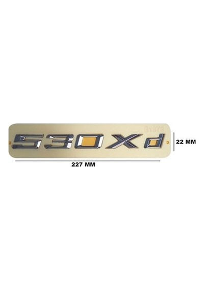 Bmw E60 F10 530xd Bagaj Yazısı 51147219547