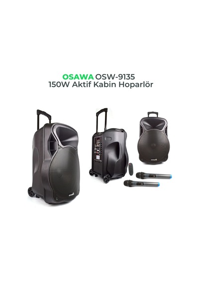 Osawa 9135 Gitar ve Mevlüthan Anfisi 2El Telsiz Mikr Hoparlör