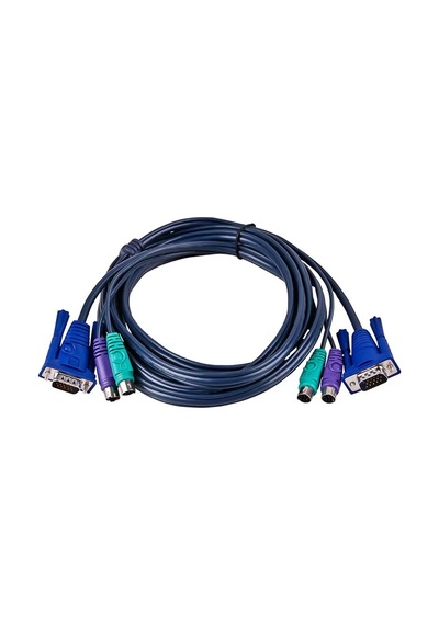 5 metre ps2 kvm switch kablosu vga dişi erkek kvm switch kablosu