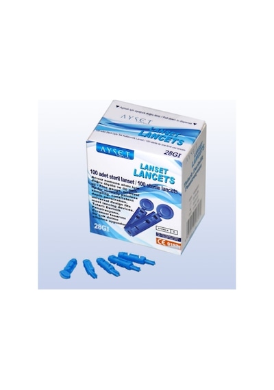 30g Lanset Parmak Delme İğnesi Lancet 100 Adet