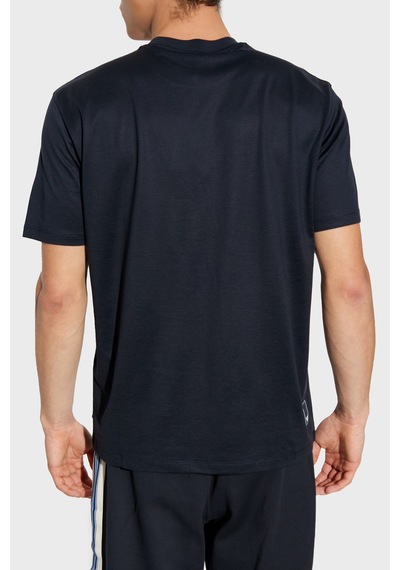 Emporio Armani Pamuk Karışımlı Regular Fit Bisiklet Yaka Logolu T Shirt Erkek T Shirt Em003137 Af10761 Ub118 Lacivert Emporio Armani Pamuk Karışımlı Regular Fit Bisiklet Yaka Logolu T Shirt Erkek T Shirt Em003137 Af10761 Ub118 Lacivert