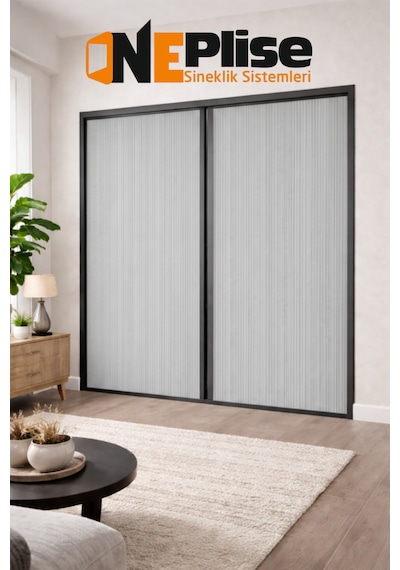 Premium Seri Duble Kapı Seperatörü-estetik Akordiyon Plise Perdesi 0-150 X 0-230 En: 0cm - 150cm X Boy: 0cm - 230cm Premium Seri Duble Kapı Seperatörü-estetik Akordiyon Plise Perdesi 0-150 X 0-230 En: 0cm - 150cm X Boy: 0cm - 230cm