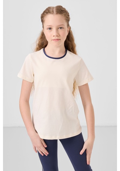 Tommylife Ekru-indigo Pamuklu O Yaka Standart Fit Basic İspanyol Paça Kız Çocuk Tayt Takım - 75192 Ekru/indigo Ekru - İndigo Tommylife Ekru-indigo Pamuklu O Yaka Standart Fit Basic İspanyol Paça Kız Çocuk Tayt Takım - 75192 Ekru/indigo Ekru - İndigo