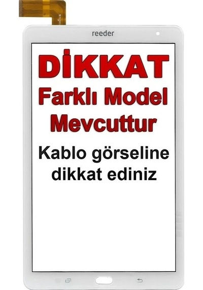 Reeder M10 Plus Dokunmatik Beyaz - Model 1