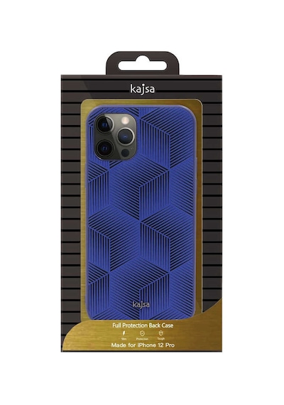 Kajsa Apple Uyumlu iPhone 12 Pro Kılıf Kajsa Splendid Serisi 3D Cube Kapak ZORE-216762