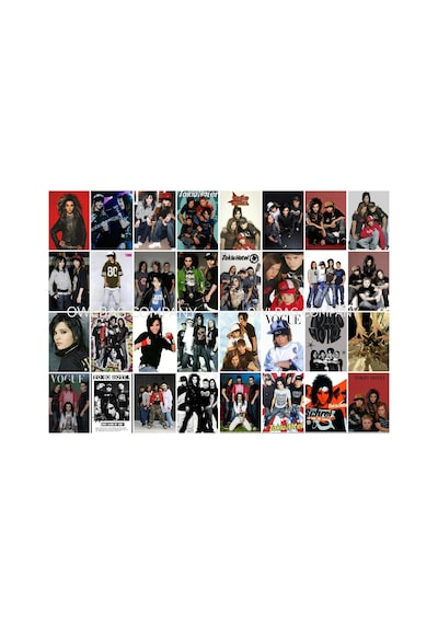 Owl Bag Tokio Hotel Koleksiyon Desenli Tasarım 32 Li Fotokart Seti