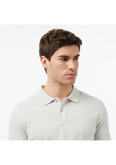 Nautica Erkek Gri Regular Fit Polo Yaka T-shirt Düz K65002t Gri