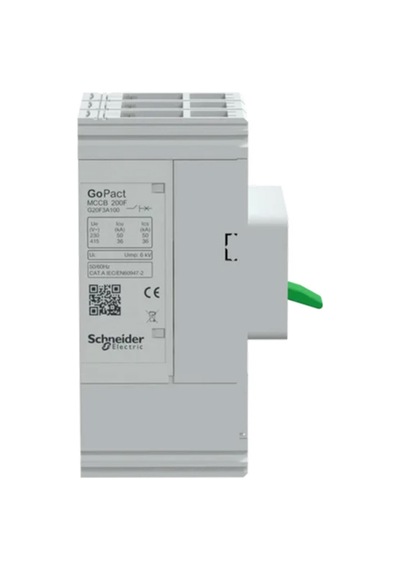 Schneider Electric Gopact Mccb G20F3A100 100A 36Ka Ayar Sahalı Şalter (200B, 3P3D)