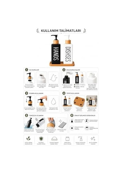 Modern Yaşam Alanları İçin Minimalist Bambu Tepsili Çiftli Sabunluk Seti, Siyah Beyaz Şık Tasarım, El Sabunu Ve Bulaşık Deterjanı İçin Pratik Kullanım, Kaymaz Taban, Kolay Dolum, Temiz Ve Düzenli Görü 000 Açık Krem Modern Yaşam Alanları İçin Minimalist Bambu Tepsili Çiftli Sabunluk Seti, Siyah Beyaz Şık Tasarım, El Sabunu Ve Bulaşık Deterjanı İçin Pratik Kullanım, Kaymaz Taban, Kolay Dolum, Temiz Ve Düzenli Görü 000 Açık Krem