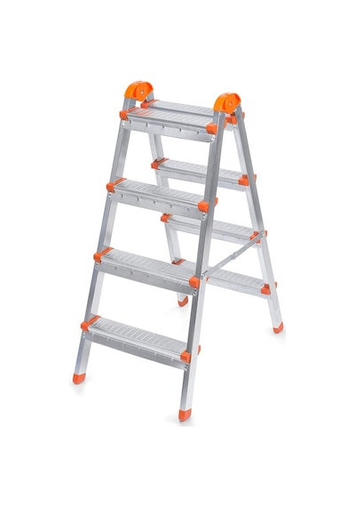 Doğrular Çift Çıkışlı 4+4 Metal Merdiven MCG12504
