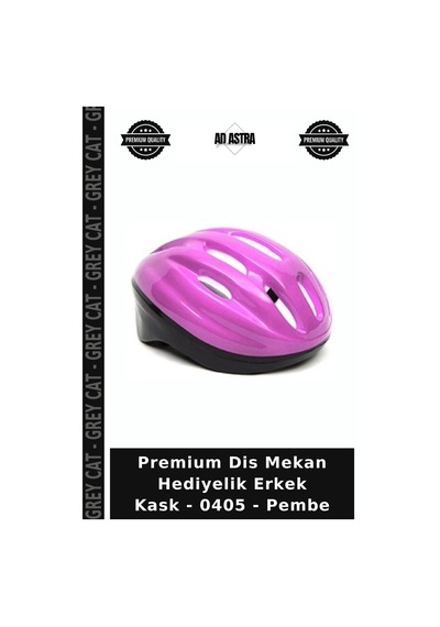 Premium Dis Mekan Hediyelik Erkek Kask - 0405 - Pembe