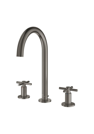 Grohe Atrio 3 Delikli Lavabo Bataryası L-Boyut - 20643AL0 Siyah