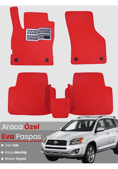 Toyota Rav4 2000-2005 Uyumlu Eva Paspas Tam Set Oto Paspas,araca Özel,su Geçirmez 406