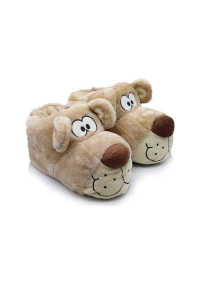 Twigy Fibert Erkek Hayvanlı Panduf Bej 40/45-2711 Bej