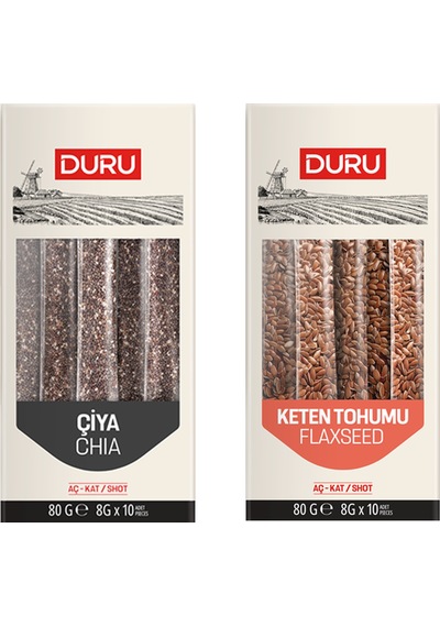 Duru Keten Tohumu Ve Duru Çiya Chia Tohumu Aç-kat