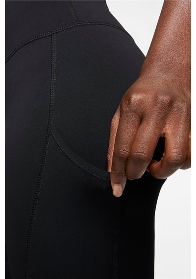 Nike Running Fast Dri Fit Leggings Lux Buhar Bariyer Cepli Şekillendirici Toparlayıcı Spor Tayt Siyah