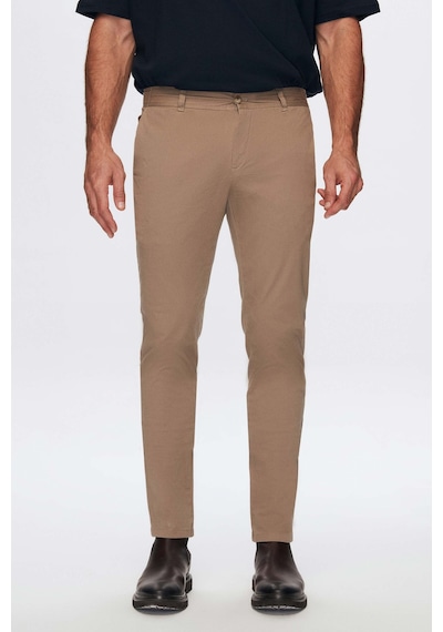 Twn Slim Fit Vizon Armürlü Chino Pantolon 3ecc3ph013451 Vizon