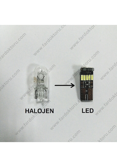 Fardoktoru Chevrolet Cruze Captıva Led Plaka Aydınlatma Ampulü T10