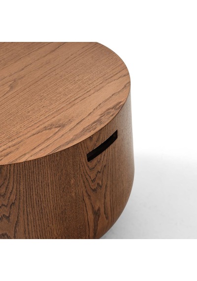 Orta Sehpa Takımı No:726 Mdf Yuvarlak Ceviz Orta Sehpa
