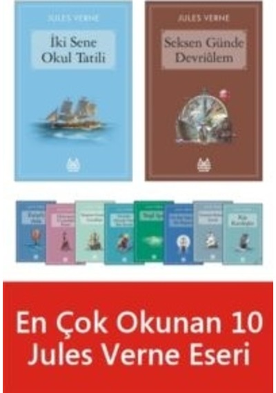 En Çok Okunan 10 Jules Verne Eseri Seti
