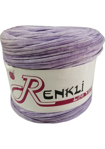 Abarta Renkli Penye İpi-lila-beyaz 1 Adet