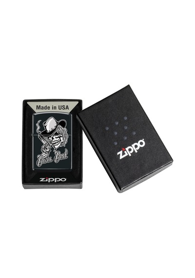 Zippo Born Bad Dizayn Çakmak Siyah