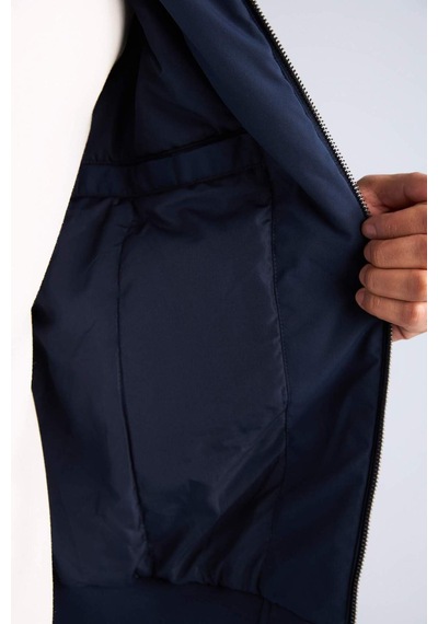Defacto Regular Fıt Su İtici Bomber Mont H1503ax26aunv256 Lacivert-nv256