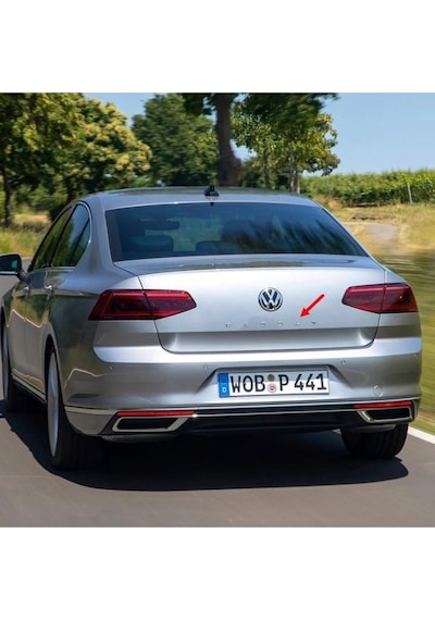 Volkswagen Passat Bagaj Yazı B5 B6 B7 B8 Cc Uyumlu Yeni Passat Ayrık Kalıplı Yazı