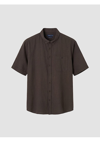 Lcwaıkıkı Classic Kahverengi Regular Fit Poplin Erkek Gömlek Lcwaıkıkı Classic Kahverengi Regular Fit Poplin Erkek Gömlek