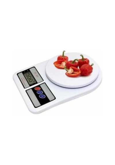 Mutfak Tartısı Dijital Göstergeli Hassas Tartı 10 Kg Kapasiteli Çok Renkli 86086171
