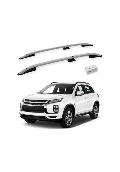 Turtle Mitsubishi Outlander Sport Mk3 2010-2022 Tavan Çıtası Crown Gri