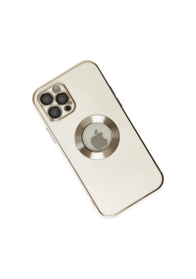 Gld-spt- Newface Apple Uyumlu iPhone 12 Pro Max Kılıf Store Silikon - Beyaz