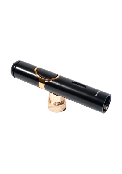 Parmida Tek Torch Pürmüz Siyah Gold Delici Sehpahlı Metal Puro Çakmağı Tr10037