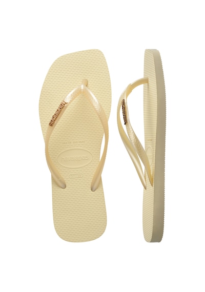 Havaianas Square Logo Metallıc Kadın Parmak Arası Terlik 4148257 4148257 9256 Krema
