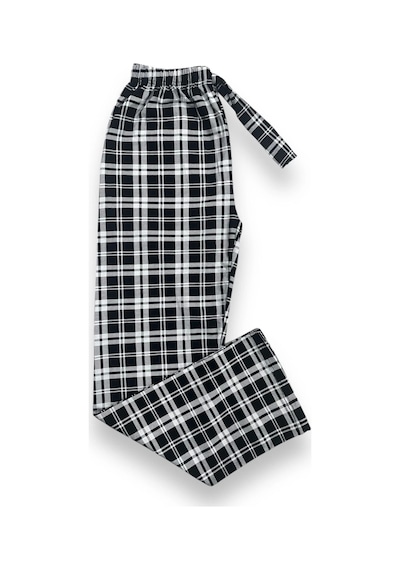 Ekose Desenli Beli Lastikli Unisex Pijama Altı Ekose1
