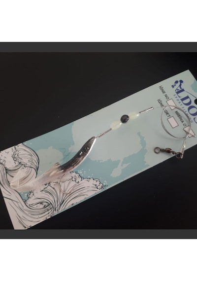 Levrek Lüfer Avcısı Çelik Telli Silikon Balık 6,5 Cm