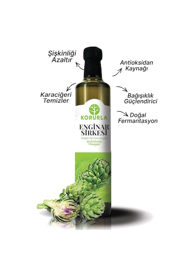 Enginar Sirkesi Doğal Fermantasyon 500 Ml