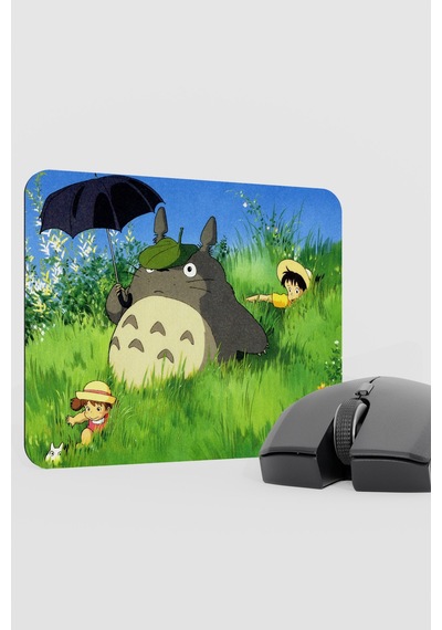 Totoro Anime V5 - 22x18 Gaming Kauçuk Kaymaz Taban Mouse Pad Fare Altlığı