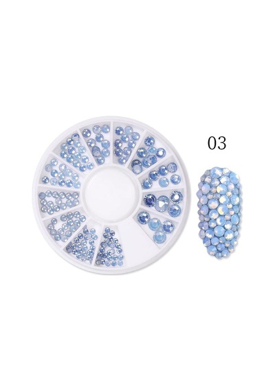 Ur Sugar Blue Mavi İ Süsleme Taş Seti