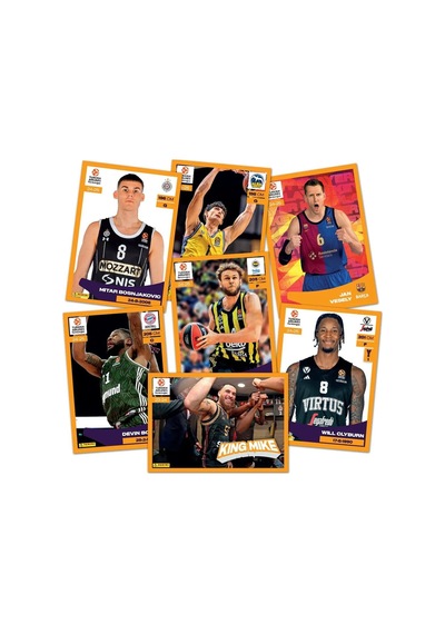 Official 2024-25 Turkish Airlines Euroleague Sticker Albümü Başlangıç Paketi