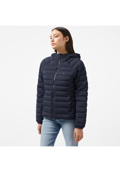Tommy Hilfiger Sporty Down Kadın Mavi Montww0ww42350