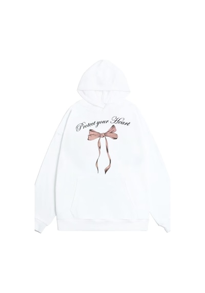 Y2k Harajuku Kurdele Kapşüşonlu Sweatshirt 001